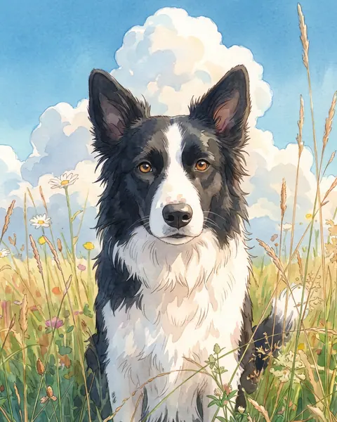 Example: a pet in the Anime Watercolour style