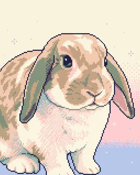 Example: a pet in the Pixel Art style
