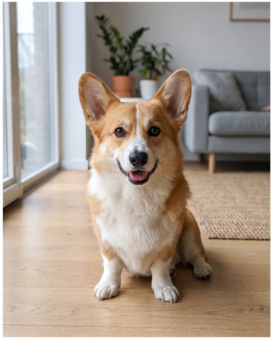 Example photo: Corgi, before